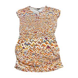 Jeans By Buffalo Dress Colorful Aztec Pattern Cap Sleeves Women's Size XL
